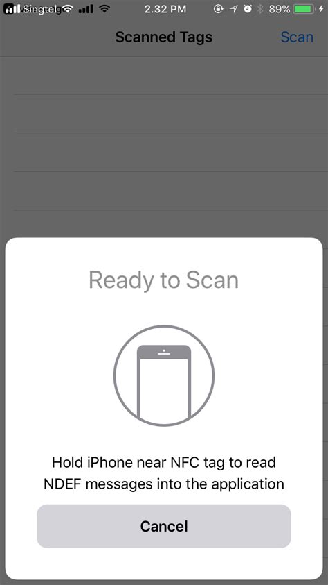 iphone nfc tag not detected